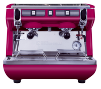 Кофемашина-полуавтомат NUOVA SIMONELLI APPIA LIFE COMPACT 2GR S 220V WHITE/RED+ECONOMIZER+HIGH GROUPS